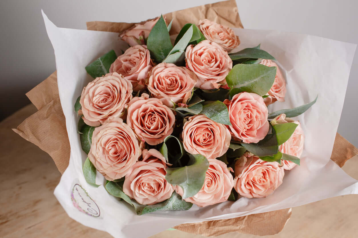 Rosenstrauß "Cappuccino"